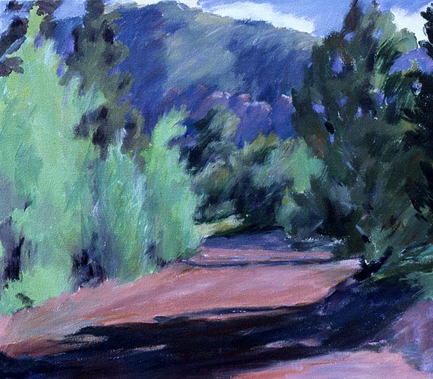 Robert Spellman painting in Huerfano County, Colorado