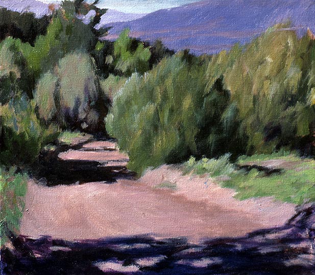 Robert Spellman painting in Huerfano County, Colorado